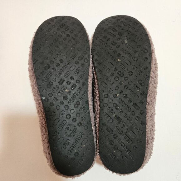 Bombas Women’s Sunday Slipper Size 8 Teddy Sherpa Dusty Purple Mule Slip On - Picture 8 of 9
